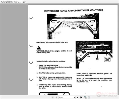 craigslist schematics for 1994 960 mustang skid steer|mustang skid steer repair manual.